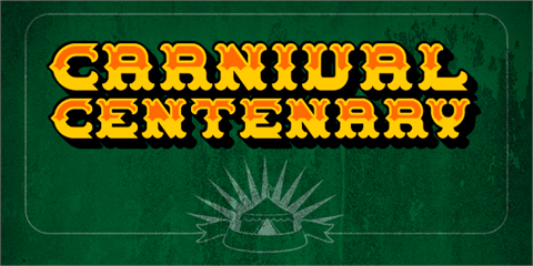 Carnival Centenary font16图库网精选英文字体