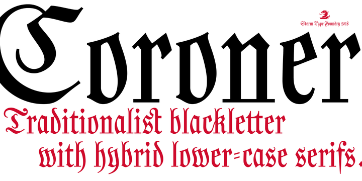 Coroner Font16设计网精选英文字体