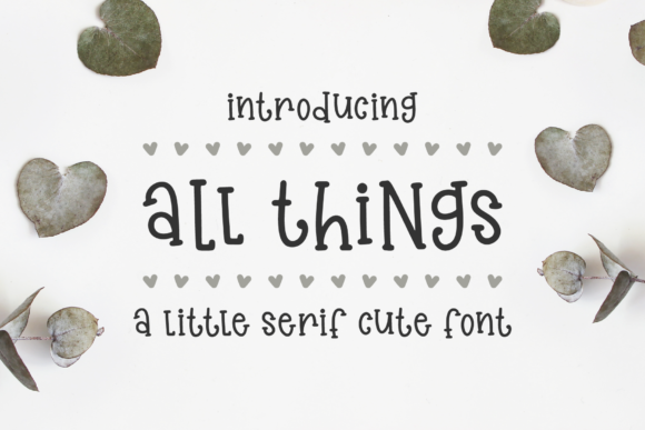 All Things Font16设计网精选英文字体