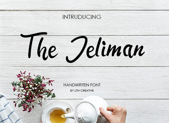 The Jeliman Font16设计网精选英文字体