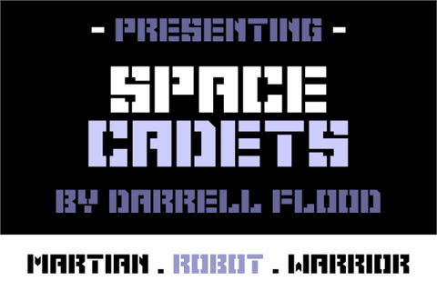 Space Cadets font16图库网精选英文字体