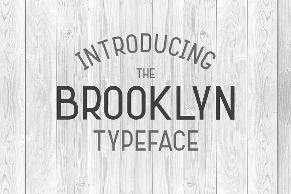 Brooklyn Typeface素材中国精选英文字体