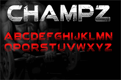 Champz DEMO font素材天下精选英文字体