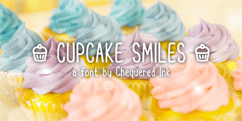 Cupcake Smiles font素材中国精选