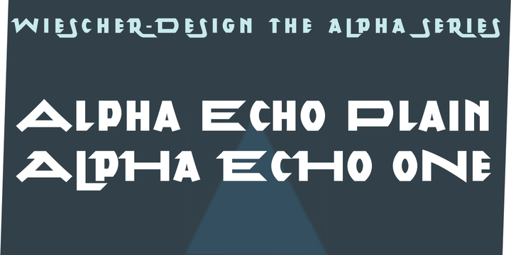Alpha Echo Family16设计网精选英文字体