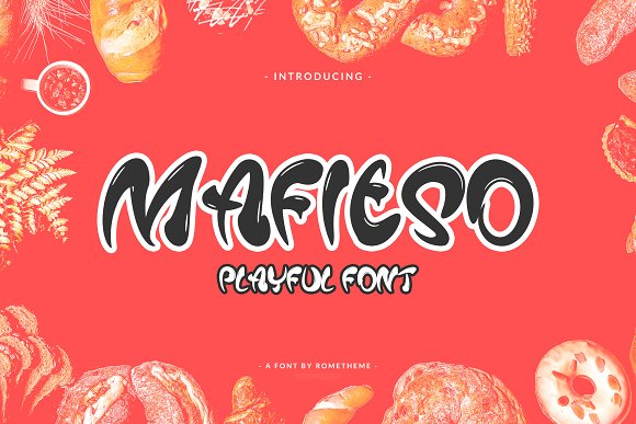 Mafieso – Playful Font16设计网精选英文字体