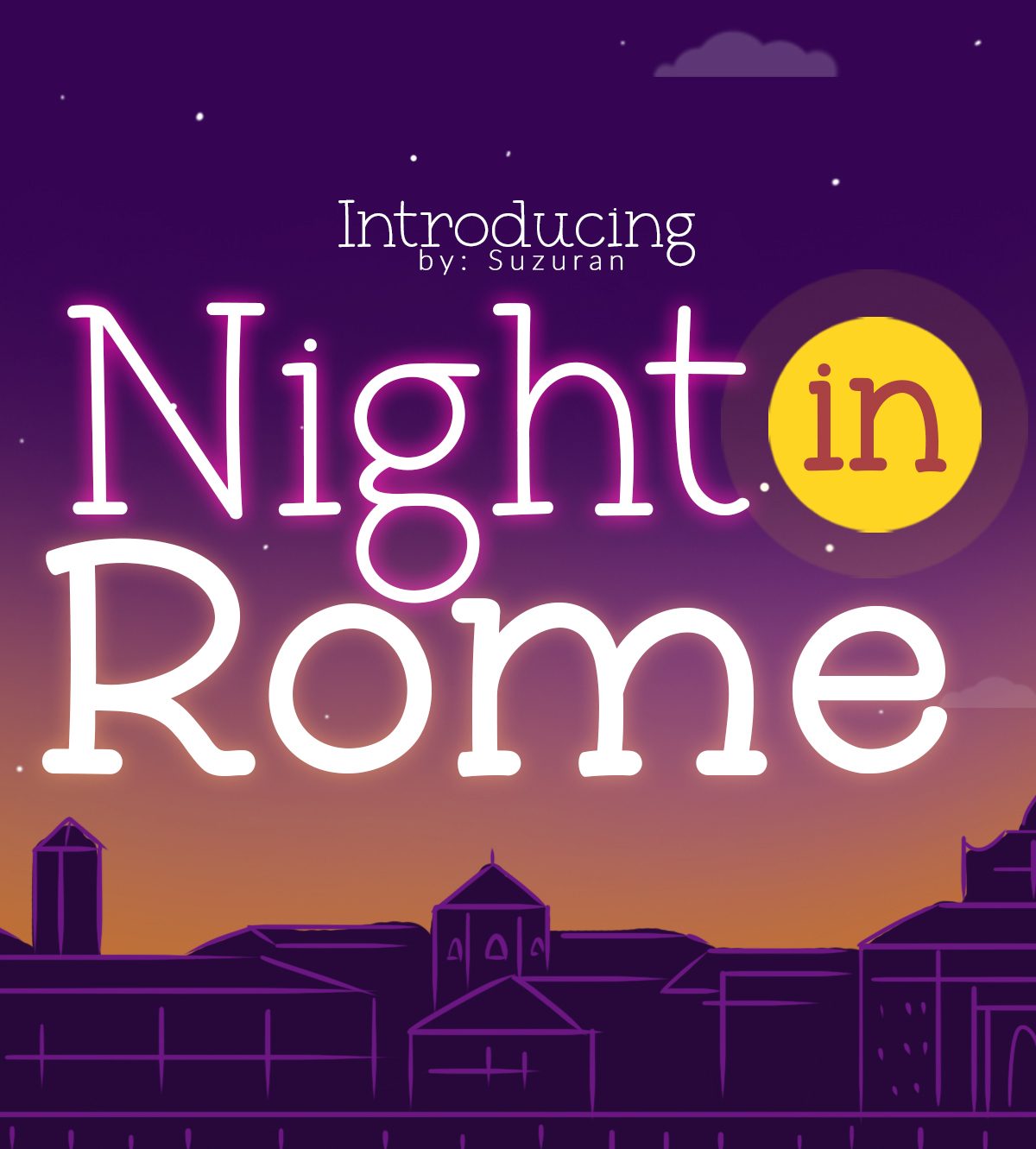 Night in RomeOther Font16图库网精选英文字体