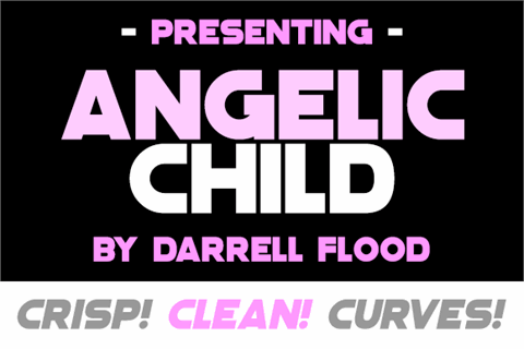 Angelic Child font素材中国精选英文字体