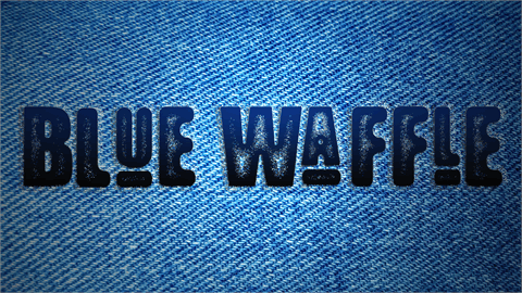 Blue Waffle font16图库网精选英文