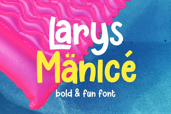 Larys Manice – Bold & Fun Font素材中国精选英文字体