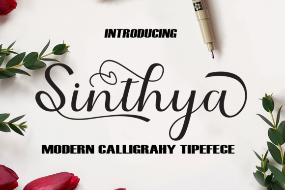 Sinthya Font16设计网精选英文字体