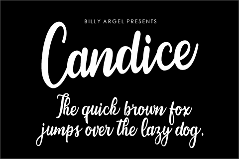 Candice font16设计网精选英文字体