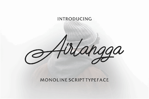 Airlangga font16设计网精选英文字体