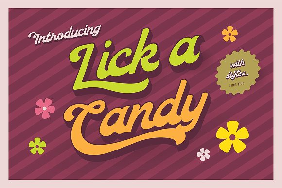 Lick a Candy普贤居精选英文字体