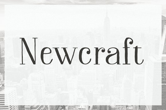 Newcraft Font素材中国精选英文字体