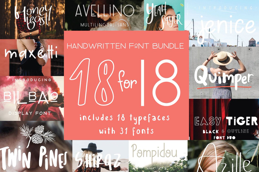 Handcrafted Fonts16设计网精选英文字体