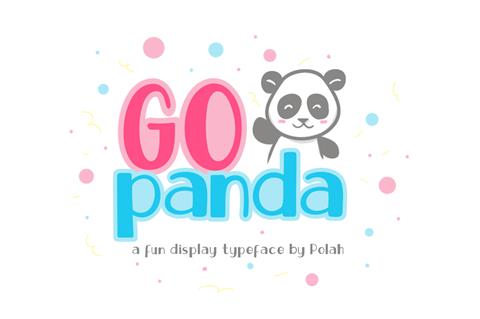 Go Panda font素材中国精选英文字体