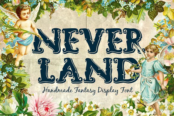 Neverland Handmade Font16设计网精选英文字体