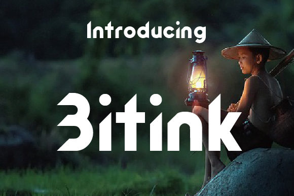 Bitink Font素材中国精选英文字体