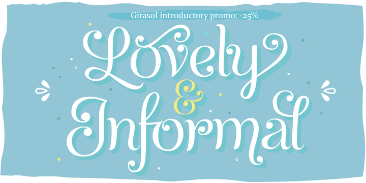Girasol Font Family16设计网精选英文字体