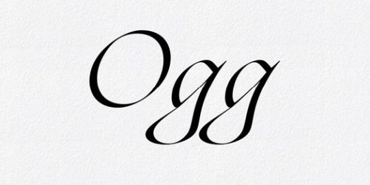 Ogg Font Family素材中国精选英文