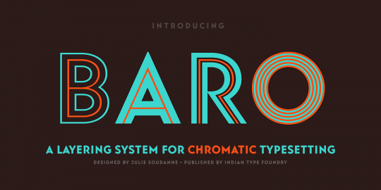 Baro Font Family16设计网精选英文字体