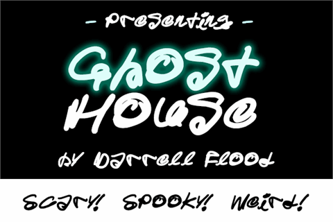 Ghost House font16图库网精选英文字体