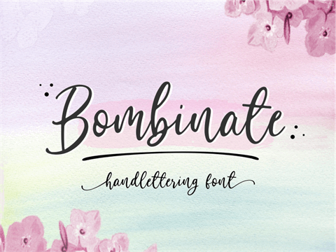 Bombinate font16设计网精选英文字体