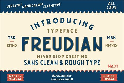 Freudian One font16设计网精选英文字体