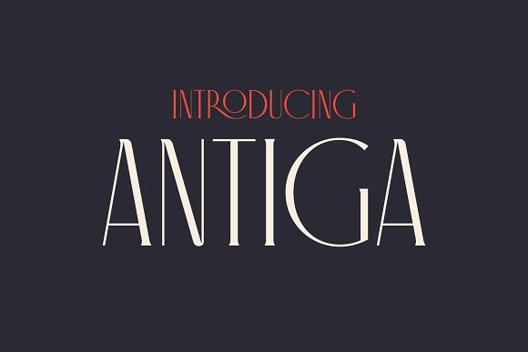 Antiga Typeface16设计网精选英文字体