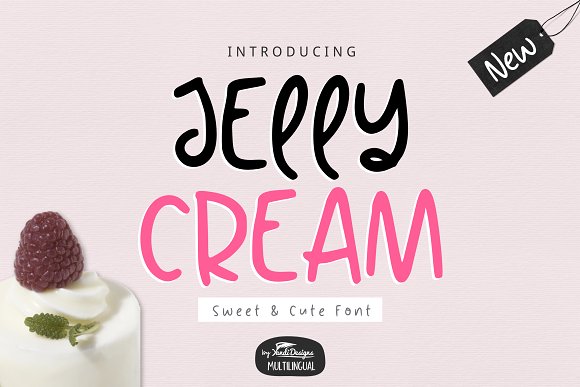 Jelly Cream Font素材中国精选英文字体