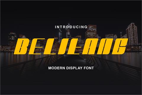 Belitang font16设计网精选英文字体
