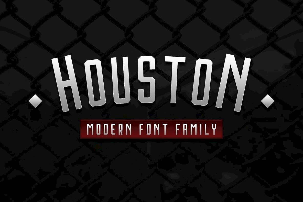 Houston Font Family16设计网精选英文字体