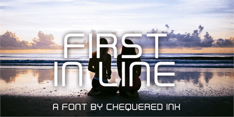 First In Line font16设计网精选英文字体