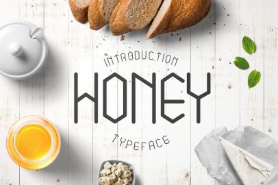 Honey Font素材中国精选英文字体
