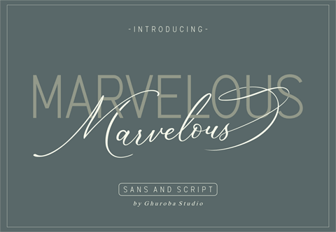 Marvelous Sans Demo font16设计网精选英文字体