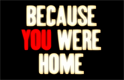 BecauseYouWereHome font16图库网
