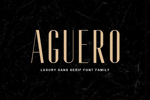 Aguero Sans – Font Family16设计网精选英文字体