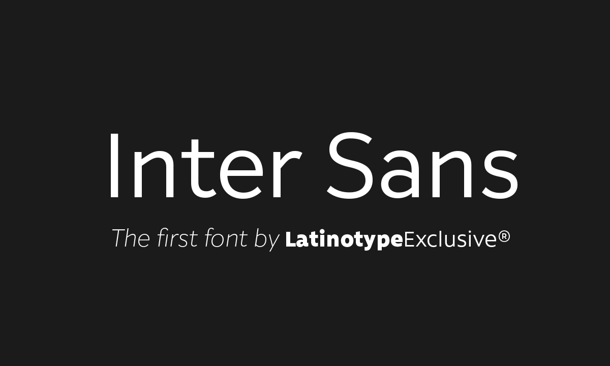 Inter Font Family16设计网精选英文字体
