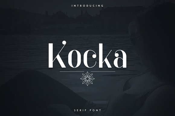 Kocka Display Font16设计网精选英文字体