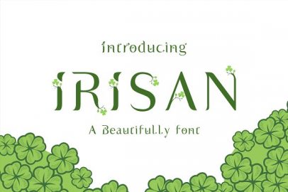 Irisan Font ( a Beatifully Font)素材中国精选英文字体