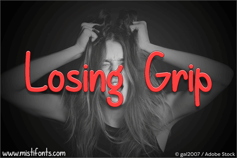 Losing Grip font16图库网精选英文字体