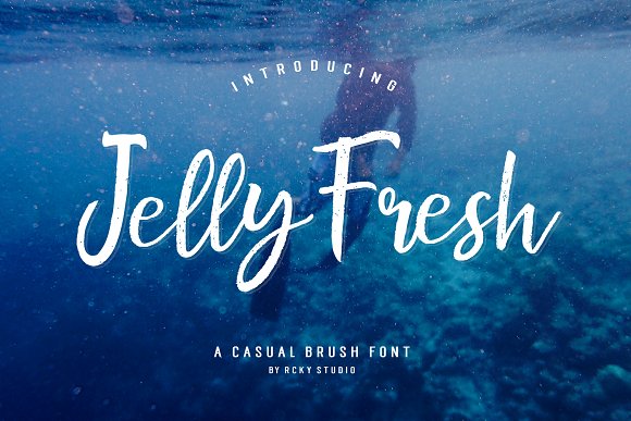 Jelly Fresh Font素材中国精选英文字体