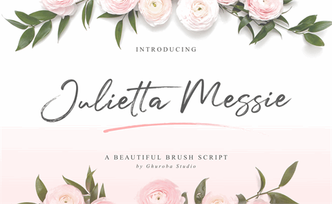 Julietta Messie Demo font16设计网精选英文字体