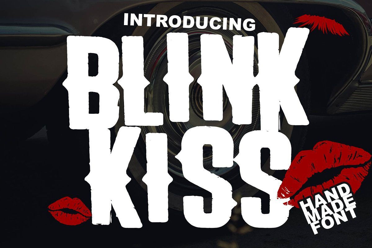 The Blink Kiss Font16设计网精选英文字体
