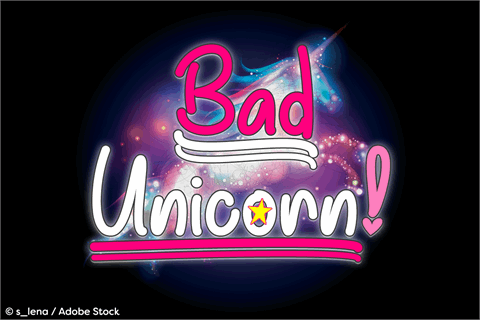 Bad Unicorn DEMO font16素材网精选英文字体