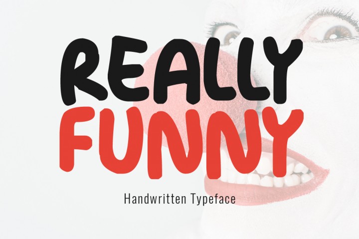 Really Funny Typeface Font普贤居