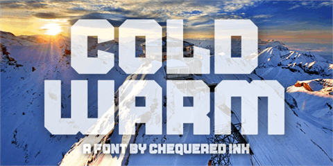 Cold Warm font16设计网精选英文字体