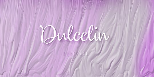 Dulcelin Font素材中国精选英文字体