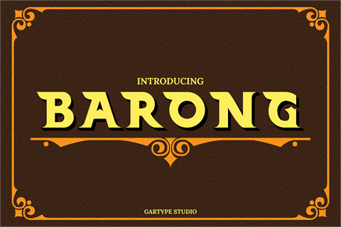 Barong (Demo) font16设计网精选英文字体